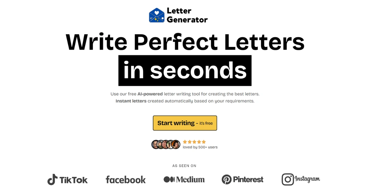 LetterGeneratorAI